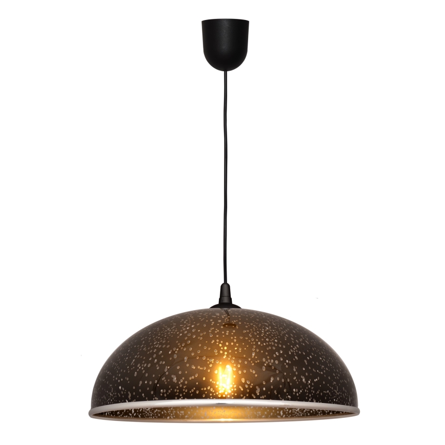 Suspension filaire CIRCLE 1xE27/15W/230V noire