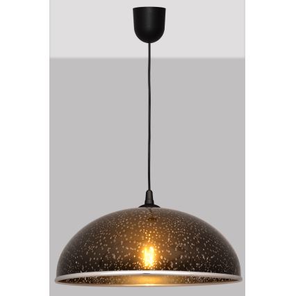 Suspension filaire CIRCLE 1xE27/15W/230V noire