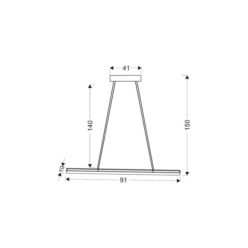 Suspension filaire COCONUT LED/28W/230V