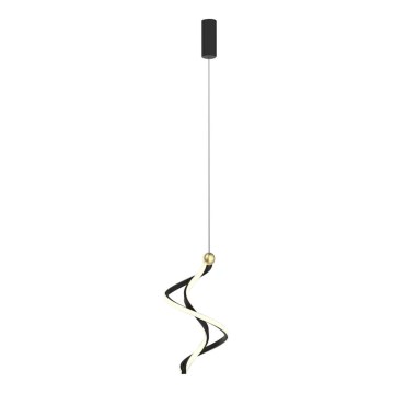 Suspension filaire COLIA LED/19W/230V noir/doré