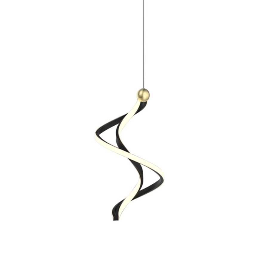 Suspension filaire COLIA LED/19W/230V noir/doré
