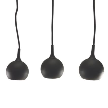 Suspension filaire COLM 3xGU10/30W/230V noir