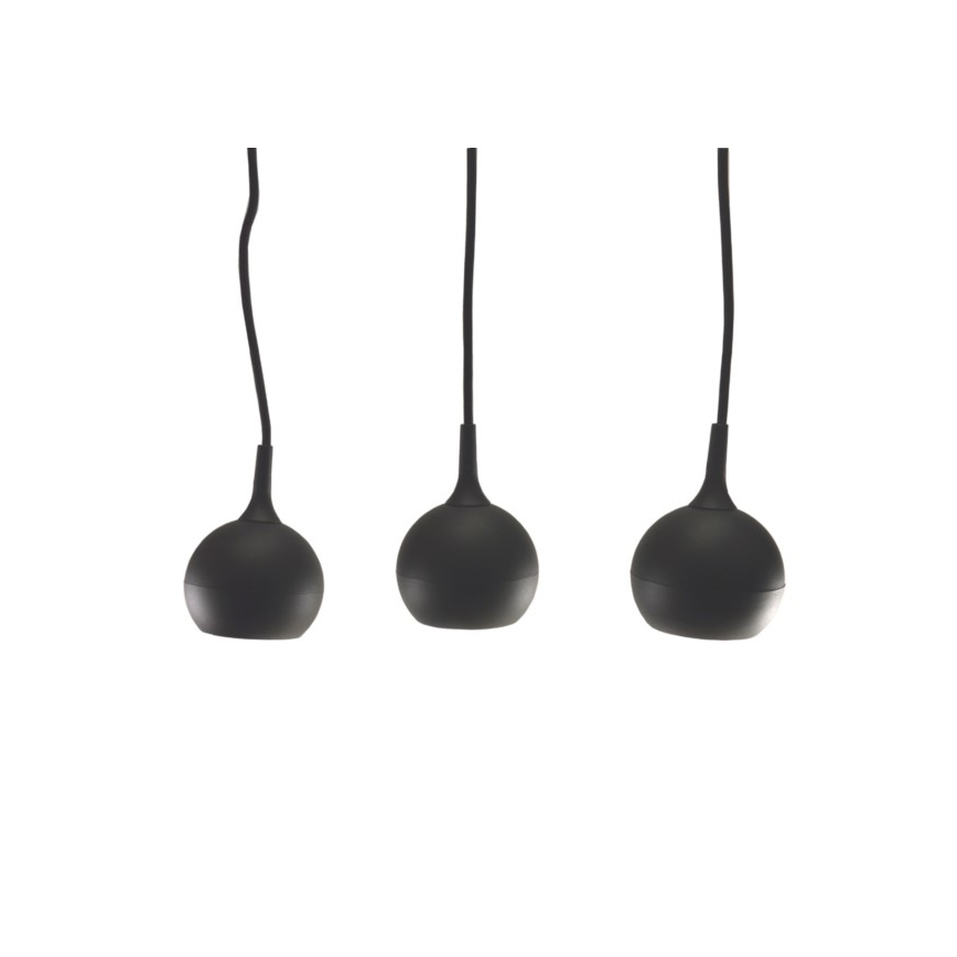 Suspension filaire COLM 3xGU10/30W/230V noir