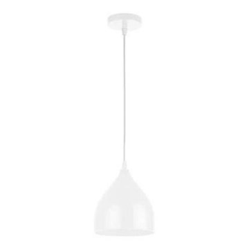 Suspension filaire COMO 1xE27/60W/230V d. 17 cm blanc