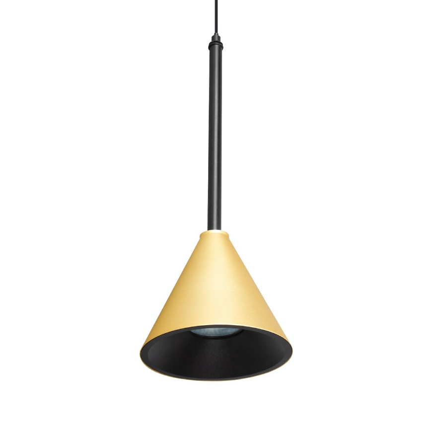 Suspension filaire CONE 1xGU10/10W/230V doré/noir