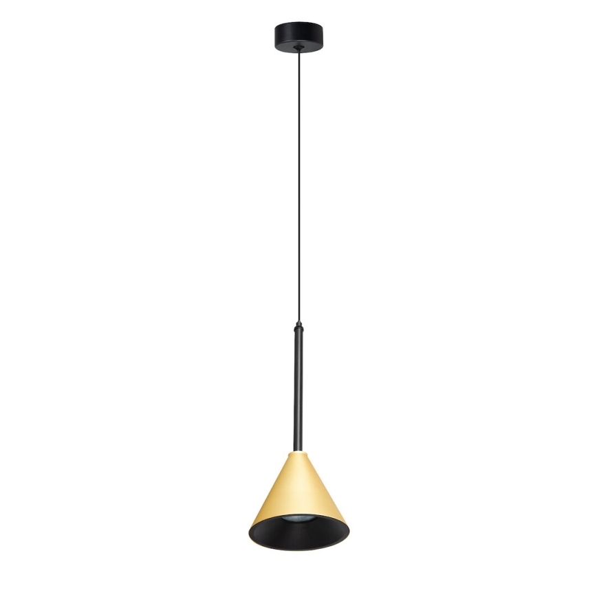Suspension filaire CONE 1xGU10/10W/230V doré/noir