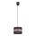 Suspension filaire CORAL 1xE27/60W/230V d. 20 cm marron