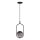 Suspension filaire CORDEL 1xG9/28W/230V noir/fumé noir