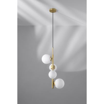 Suspension filaire CORDEL 4xG9/20W/230V doré