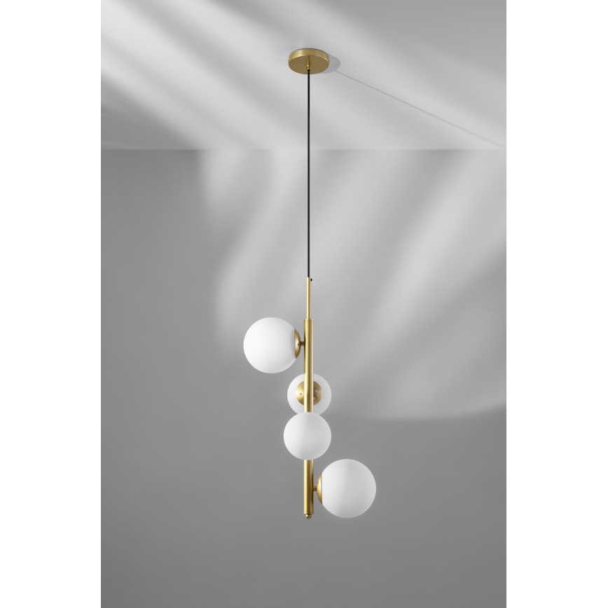 Suspension filaire CORDEL 4xG9/20W/230V doré