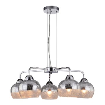 Suspension filaire CROMINA 5xE27/60W/230V