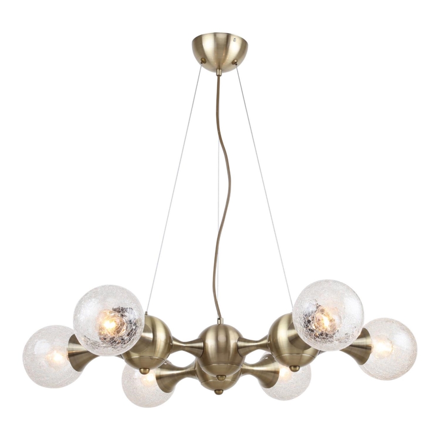 Suspension filaire CYCLONE 6xE14/9W/230V