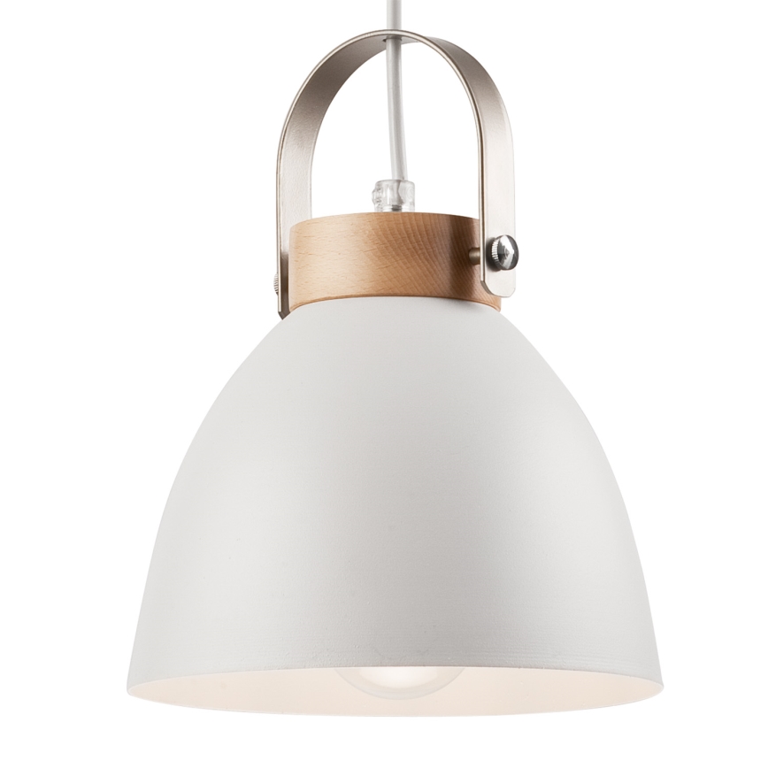 Suspension filaire DANIELLE 2xE27/60W/230V hêtre