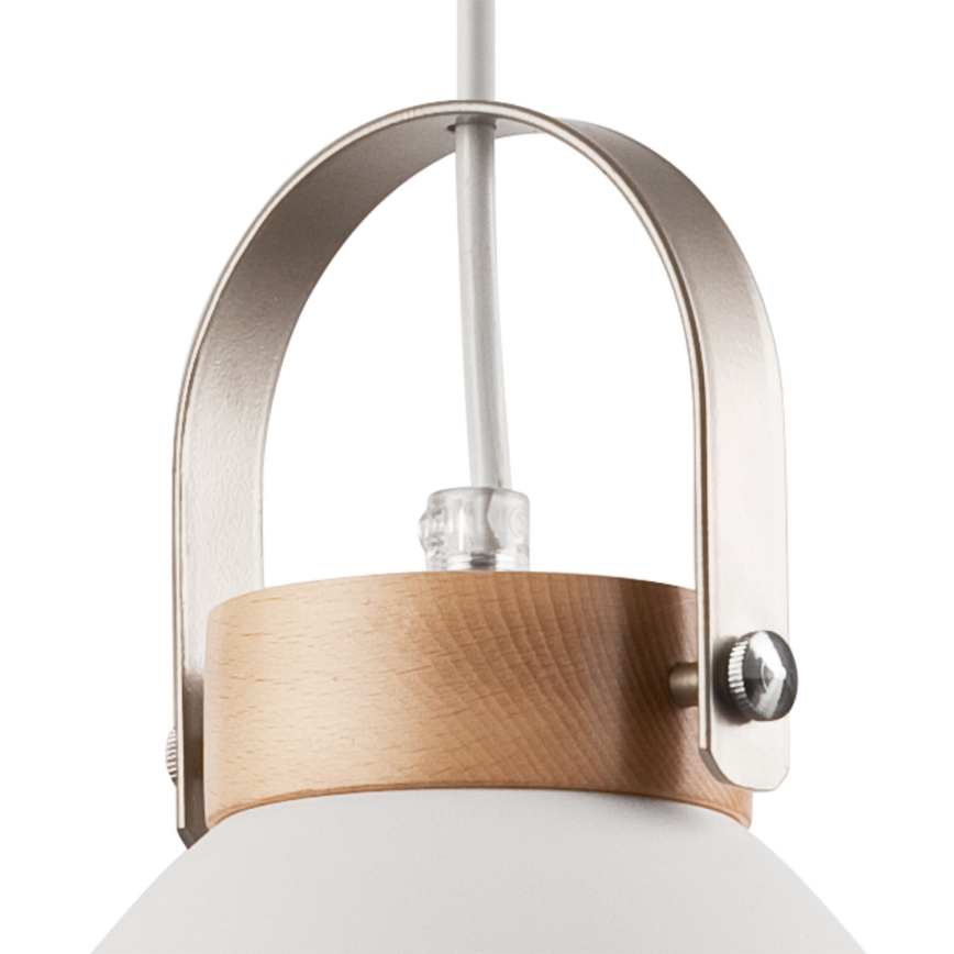 Suspension filaire DANIELLE 2xE27/60W/230V hêtre