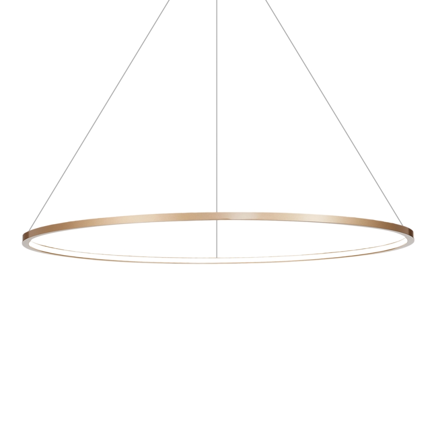 Suspension filaire de salle de bain SATURNO LED/57W/230V d. 100 cm IP44 doré