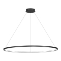 Suspension filaire de salle de bain SATURNO LED/65W/230V  d. 120 cm IP44 anthracite