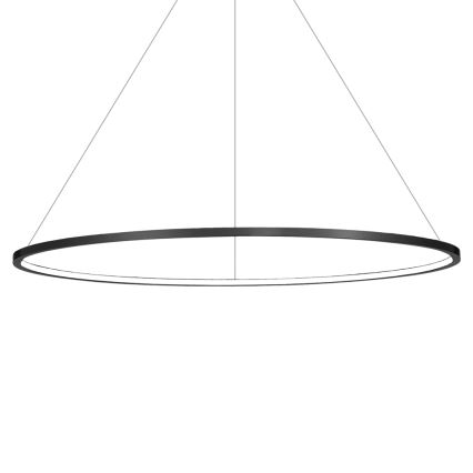 Suspension filaire de salle de bain SATURNO LED/65W/230V  d. 120 cm IP44 anthracite