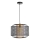 Suspension filaire DENTON 1xE27/40W/230V noir