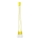 Suspension filaire DIEGO 3xE27/60W/230V jaune