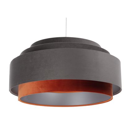 Suspension filaire DOBLO 1xE27/60W/230V gris/orange