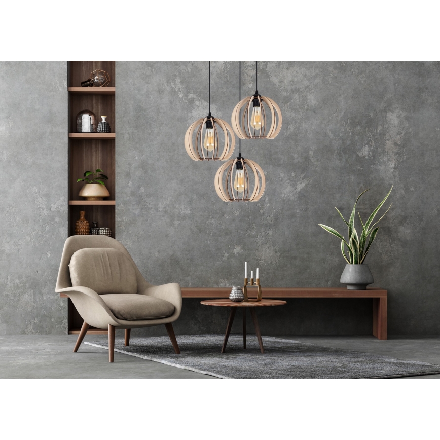 Suspension filaire DORO 3xE27/60W/230V