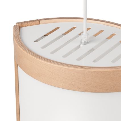 Suspension filaire ELODIE 1xE27/60W/230V chêne