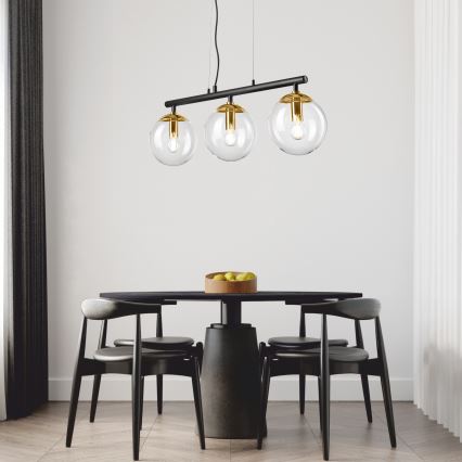 Suspension filaire ELOISE 3xE14/15W/230V