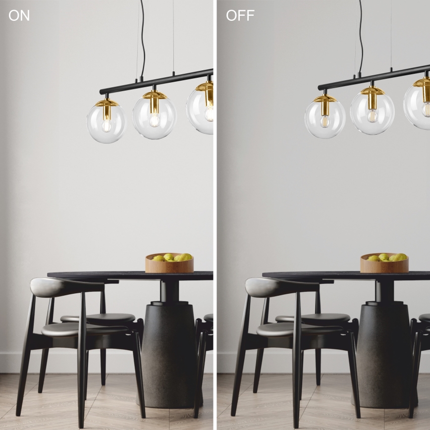 Suspension filaire ELOISE 3xE14/15W/230V
