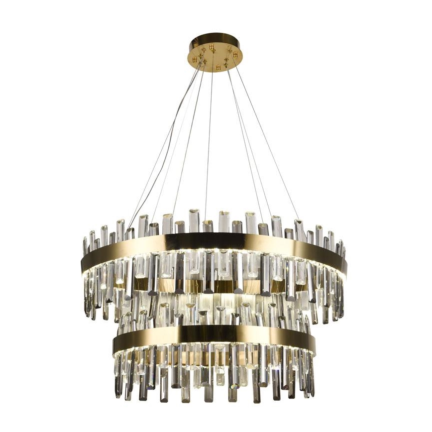 Suspension filaire en cristal à intensité variable LED/190W/230V 3000-6500K + télécommande