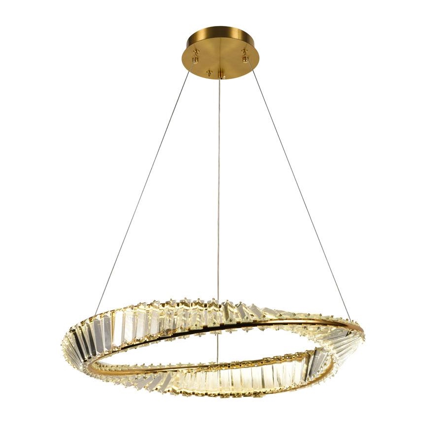 Suspension filaire en cristal à intensité variable LED/40W/230V 3000-6500K + télécommande