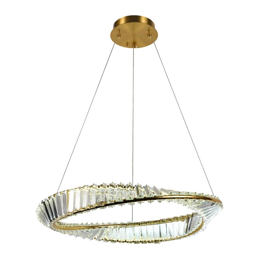 Suspension filaire en cristal à intensité variable LED/40W/230V 3000-6500K + télécommande