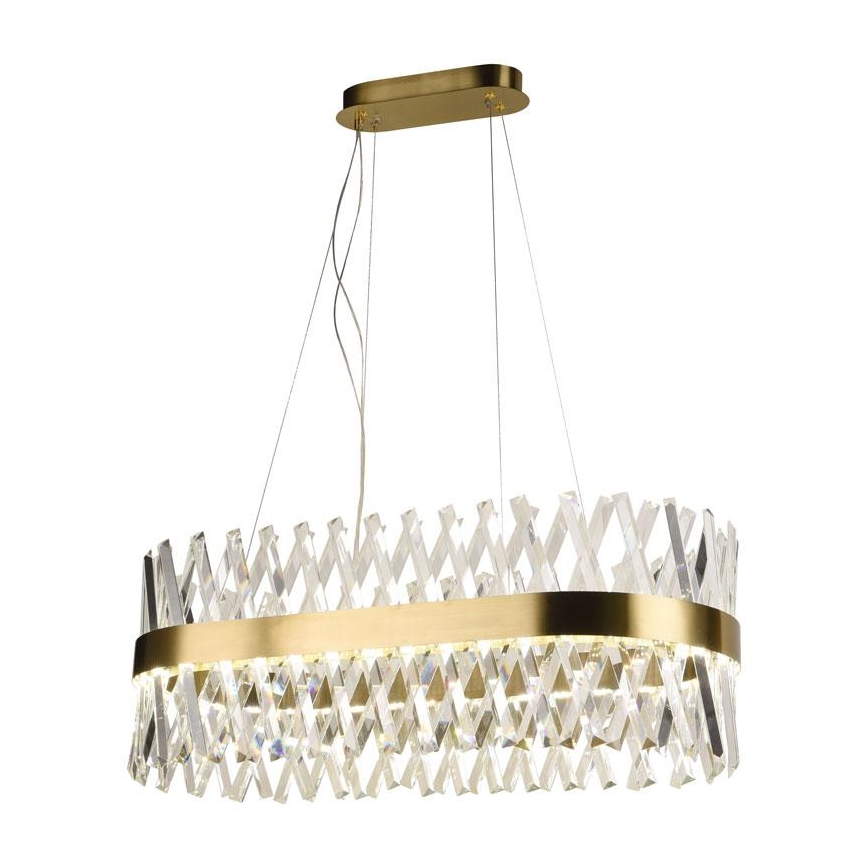 Suspension filaire en cristal à intensité variable LED/90W/230V 3000-6500K + télécommande
