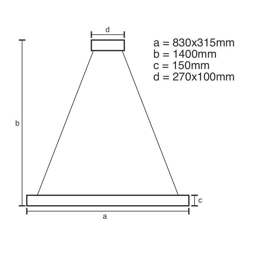 Suspension filaire en cristal LED à intensité variable LED/45W/230V 3000-6500K + télécommande