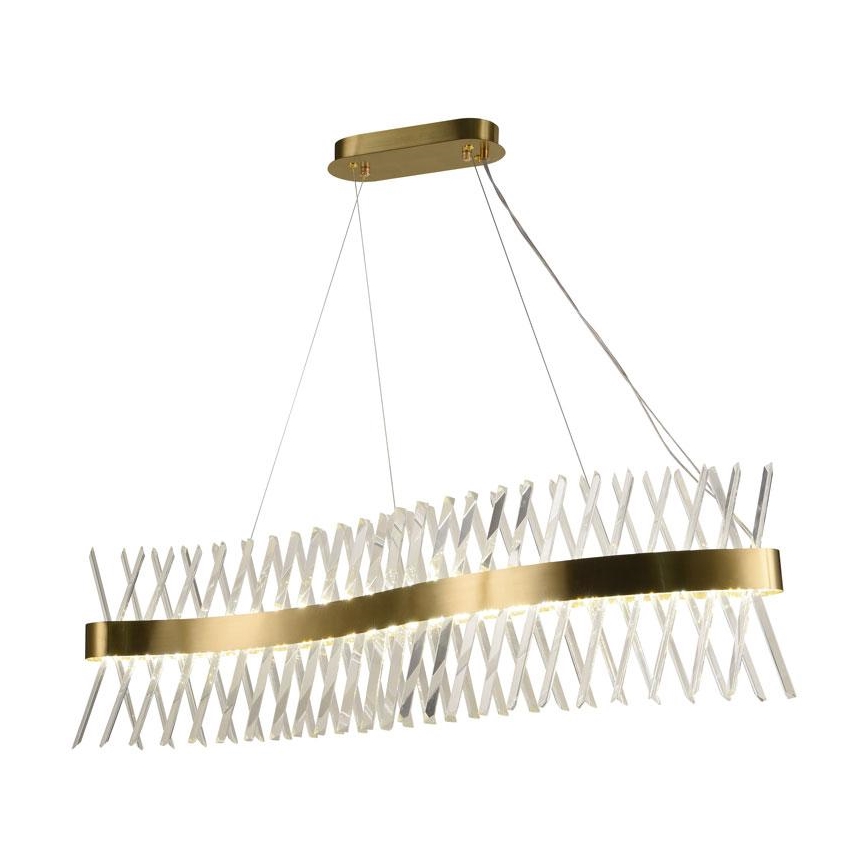 Suspension filaire en cristal LED à intensité variable LED/95W/230V 3000-6500K + télécommande