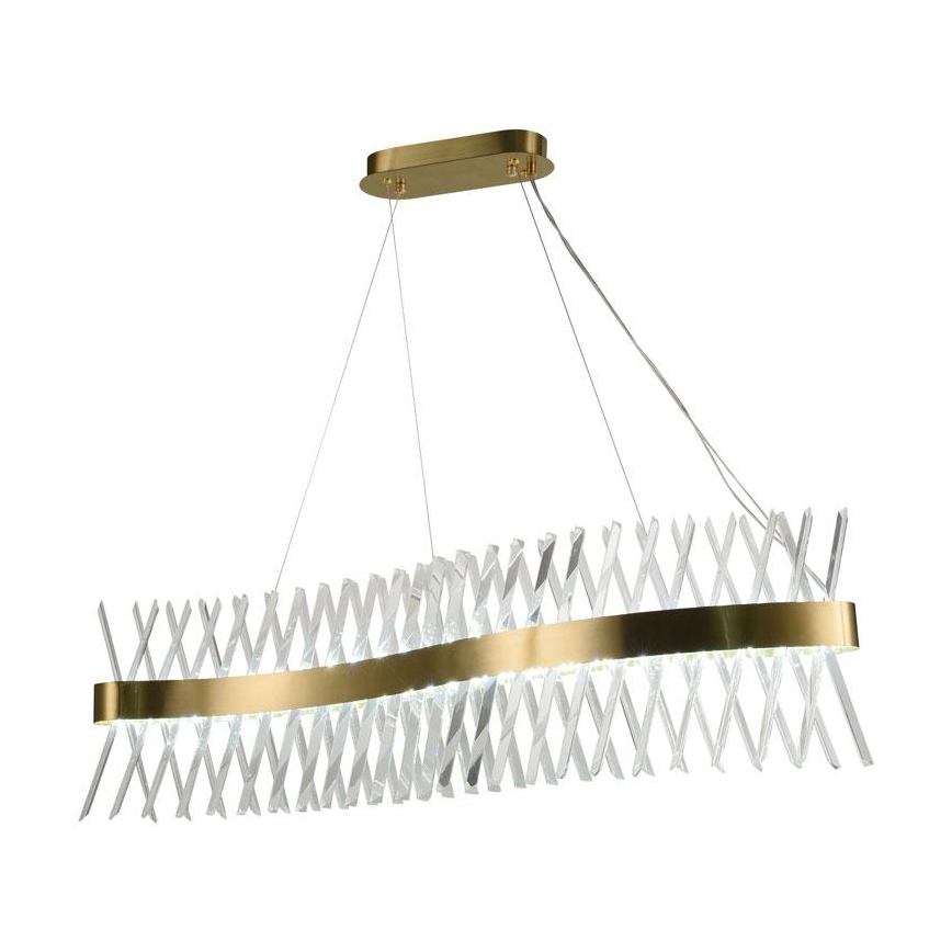 Suspension filaire en cristal LED à intensité variable LED/95W/230V 3000-6500K + télécommande