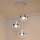 Suspension filaire enfant STARS 3xE27/15W/230V bleu/blanc