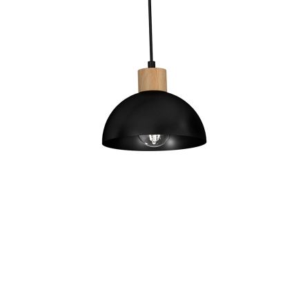 Suspension filaire ERIK 3xE27/60W/230V beige/noire