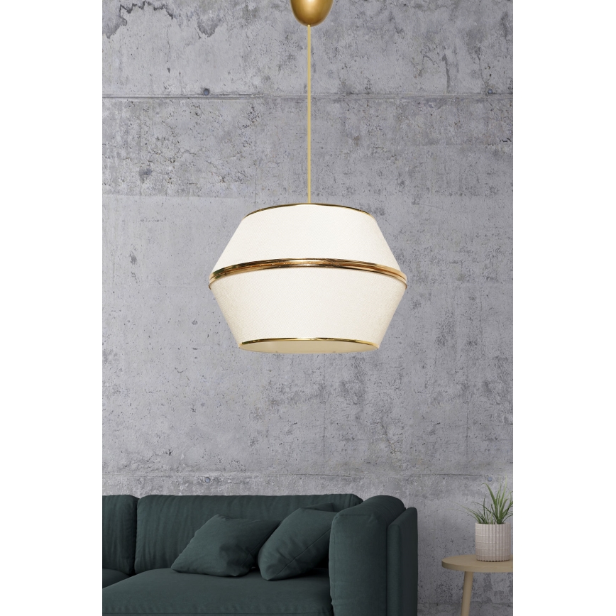 Suspension filaire ESCAPE 1xE27/60W/230V blanche