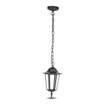 Suspension filaire extérieur 1xE27/40W/230V IP44 noir