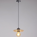 Suspension filaire FALCO 1xE27/60W/230V d. 20 cm beige