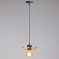 Suspension filaire FALCO 1xE27/60W/230V d. 20 cm beige