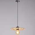 Suspension filaire FALCO 1xE27/60W/230V d. 30 cm beige