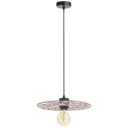 Suspension filaire FALCO 1xE27/60W/230V d. 30 cm beige