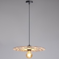Suspension filaire FALCO 1xE27/60W/230V d. 40 cm beige