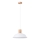 Suspension filaire FANO 1xE27/15W/230V d. 34 cm blanc