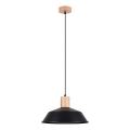 Suspension filaire FANO 1xE27/15W/230V d. 34 cm noir