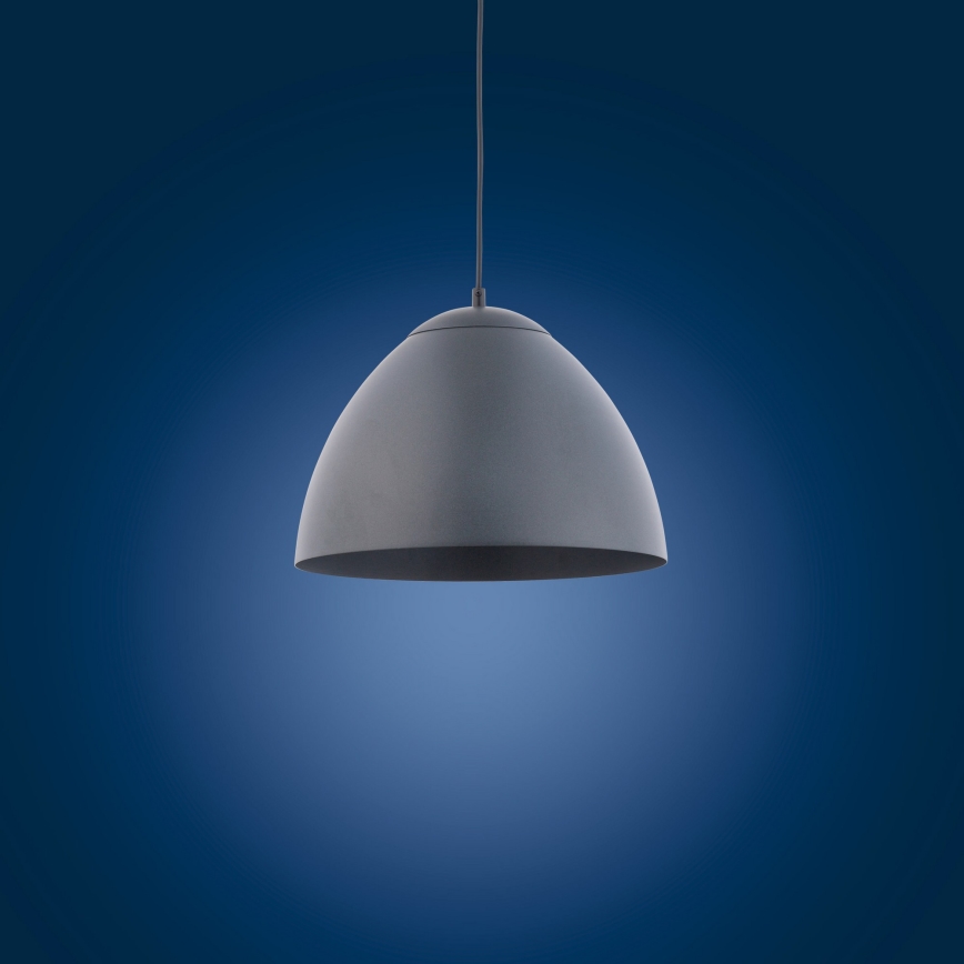 Suspension filaire FARO 1xE27/60W/230V grise