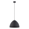 Suspension filaire FARO 1xE27/60W/230V noire