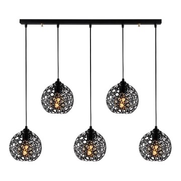 Suspension filaire FELLINI 5xE27/100W/230V