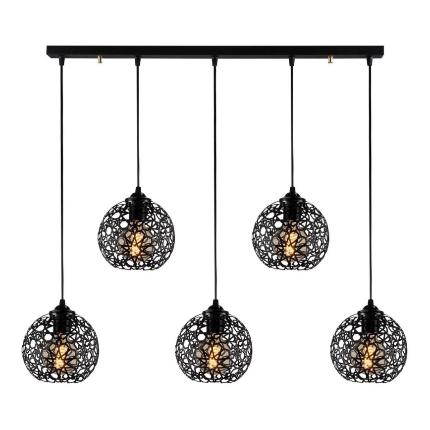 Suspension filaire FELLINI 5xE27/100W/230V